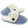 Herfst en winter warme en fluwelen dikke slippers